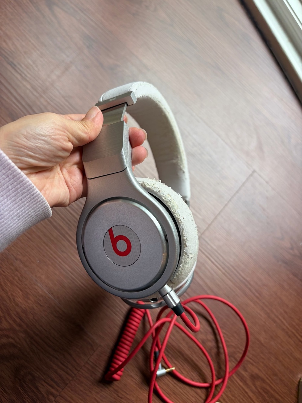 Beats Headphones with Red Cable Beats by Dre